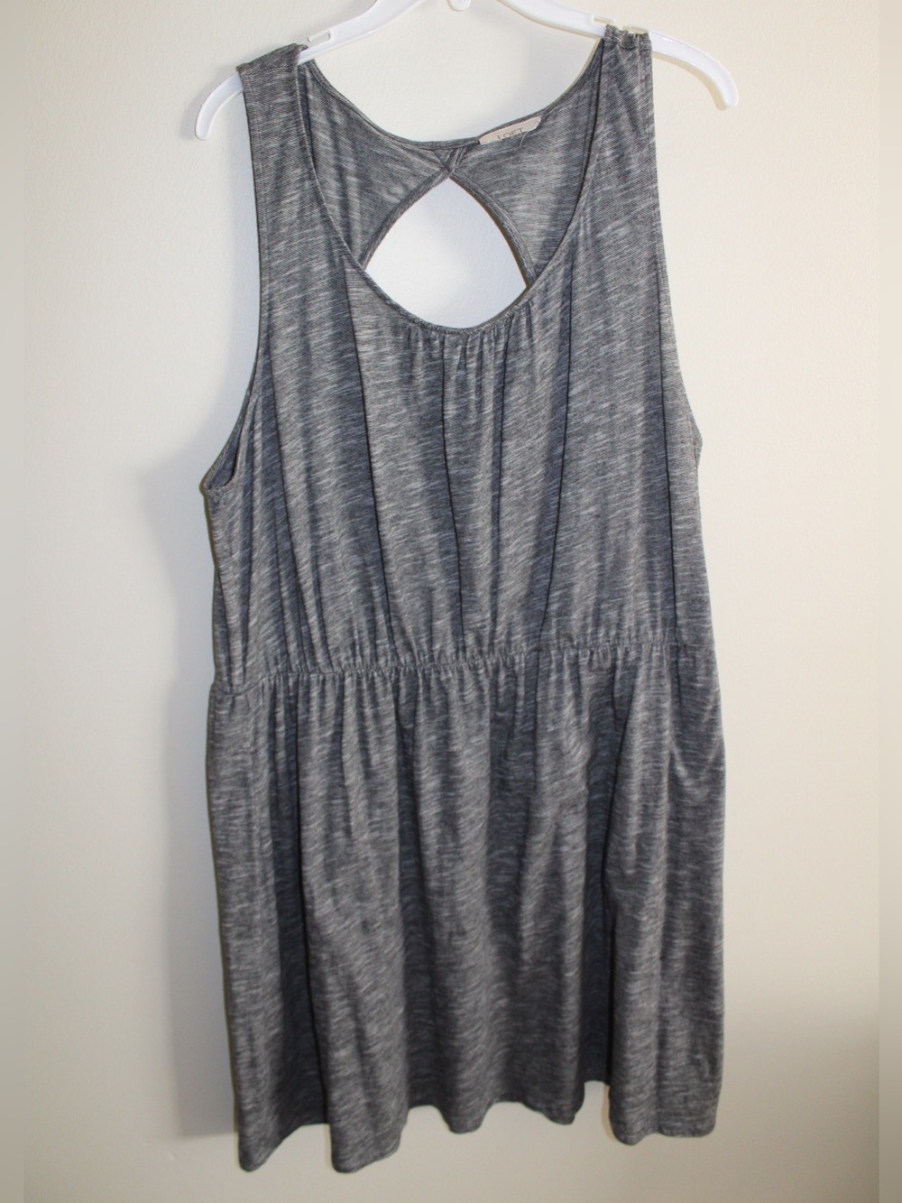 Ann Taylor Loft Grey Sundress XL